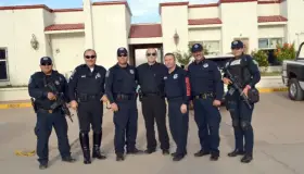 Participan agentes en Feria de Naco
