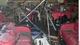 Incendian table dance: 25 muertos