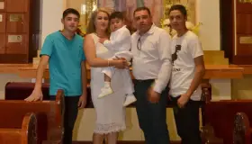 Diego Alejandro recibe Bautizo