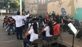 Reconocen a la Orquesta Juvenil de la SSP en Mexicali