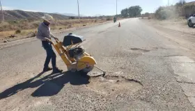 Intensifican campaña de bacheo