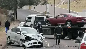 Resulta lesionada en accidente vehicular