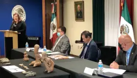 Agencia de Estados Unidos Devuelven piezas arqueológicas a México