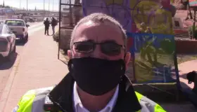 Participan jóvenes en actividad ciclista