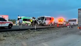 Fatal accidente entre Caborca y Sonoyta; 16 muertos y 14 heridos
